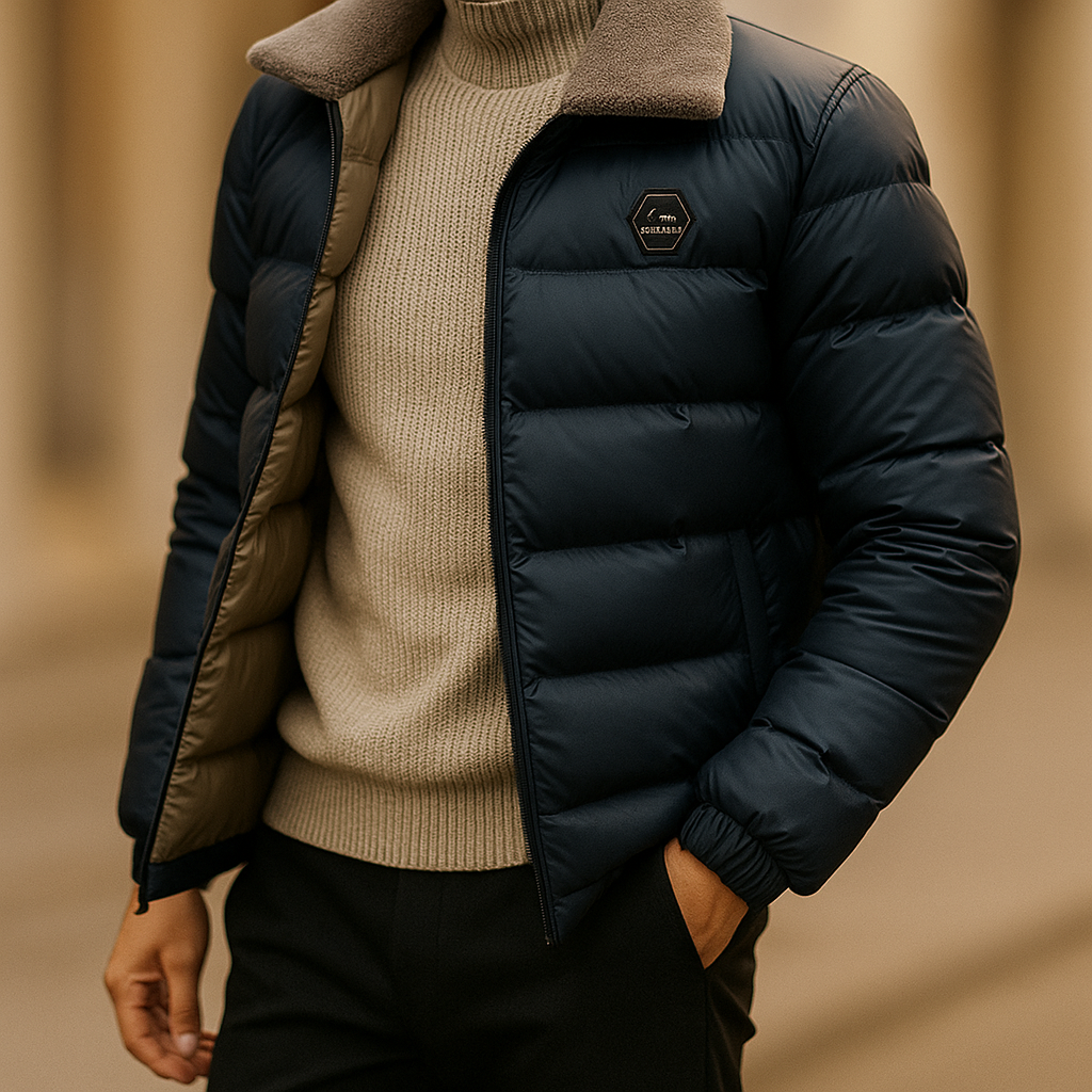 VESTE D'HIVER MATELASSÉE POUR HOMME
